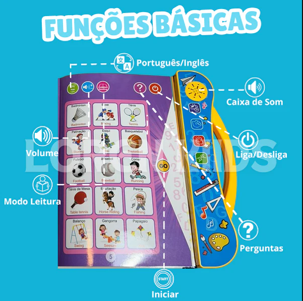 Livro Inteligente Multifuncional - Desenvolvimento Infantil